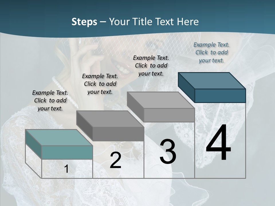 Blonde Smile Sight PowerPoint Template