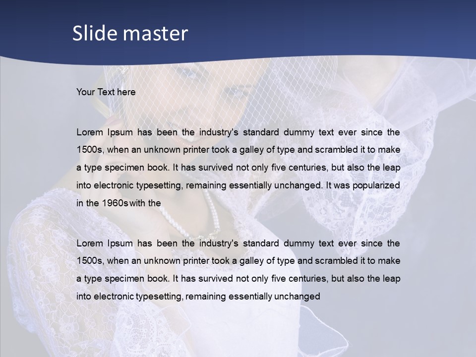 Person Woman Cheerful PowerPoint Template