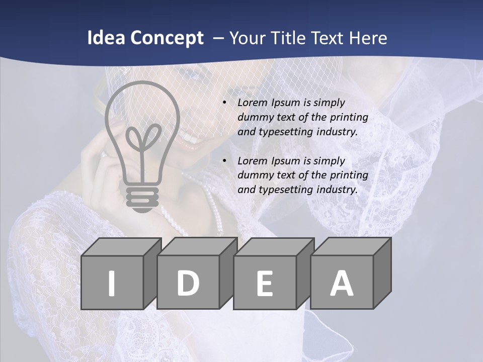 Person Woman Cheerful PowerPoint Template