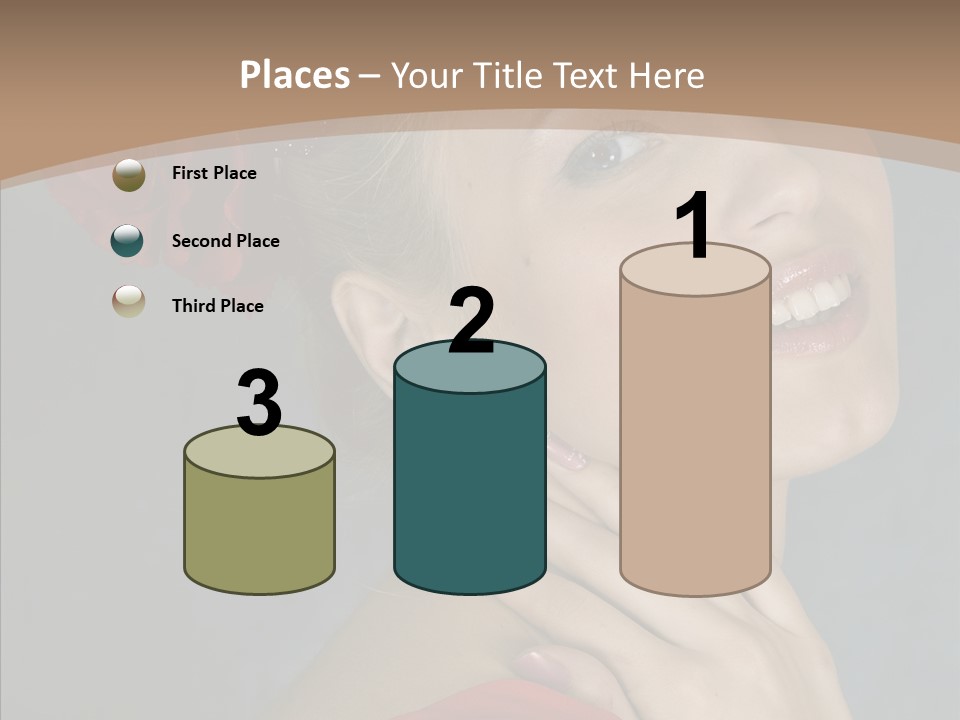 Veil Sexual Stylish PowerPoint Template