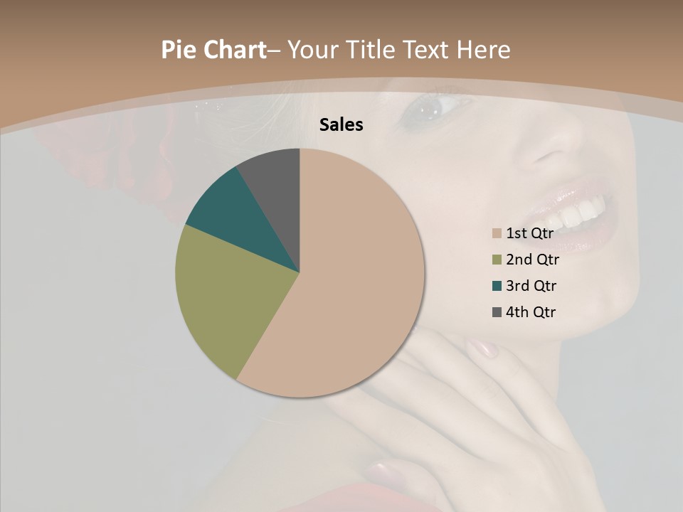 Veil Sexual Stylish PowerPoint Template