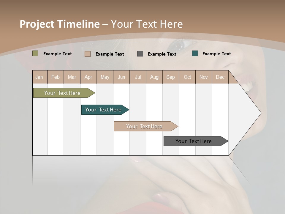 Veil Sexual Stylish PowerPoint Template