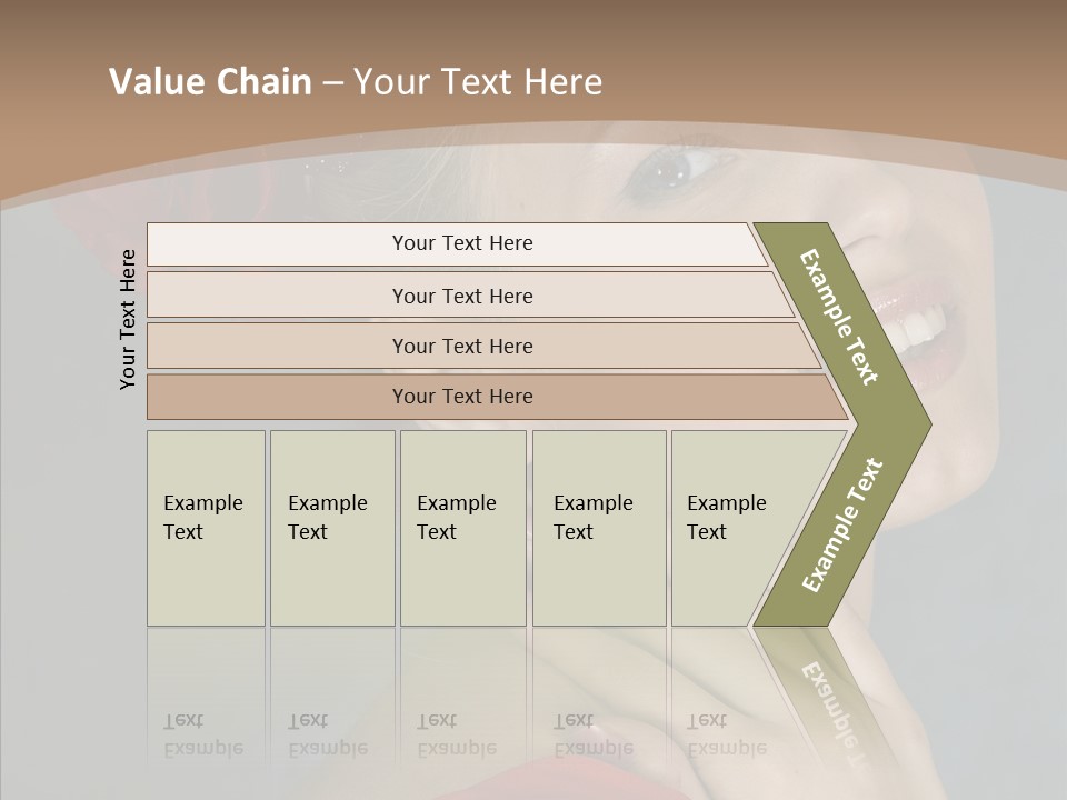 Veil Sexual Stylish PowerPoint Template