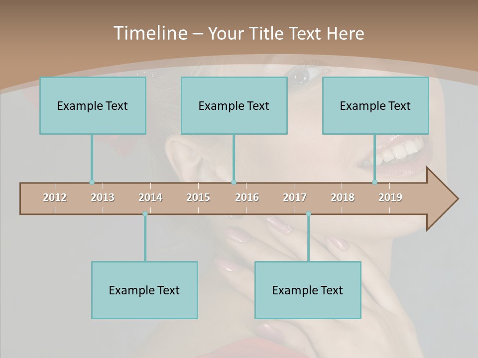 Veil Sexual Stylish PowerPoint Template
