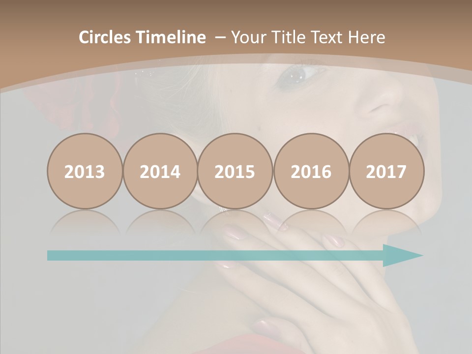 Veil Sexual Stylish PowerPoint Template