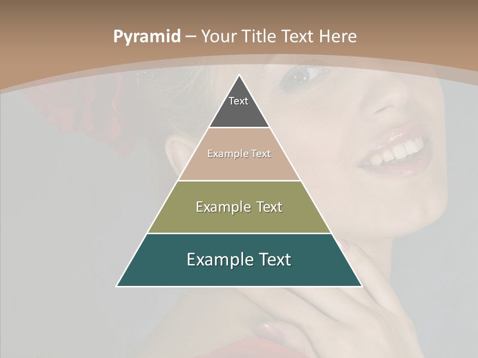 Veil Sexual Stylish PowerPoint Template