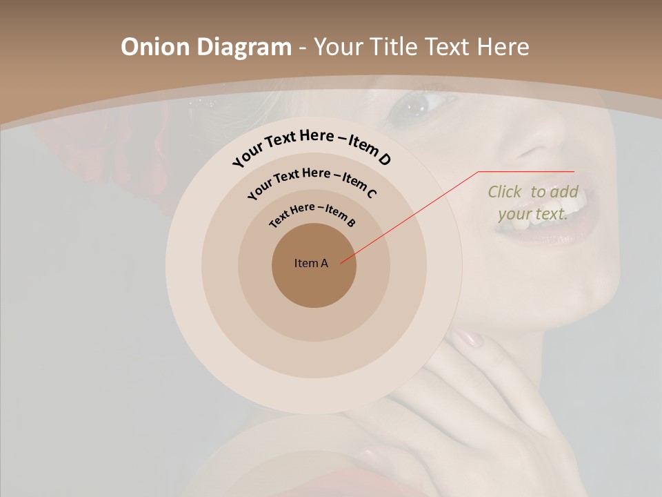 Veil Sexual Stylish PowerPoint Template