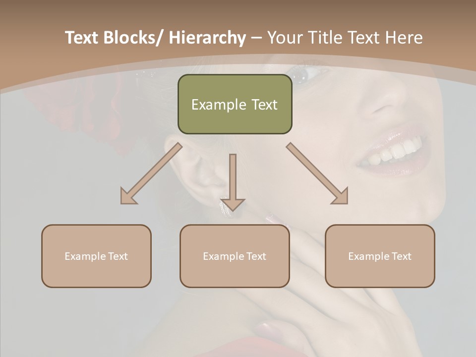 Veil Sexual Stylish PowerPoint Template