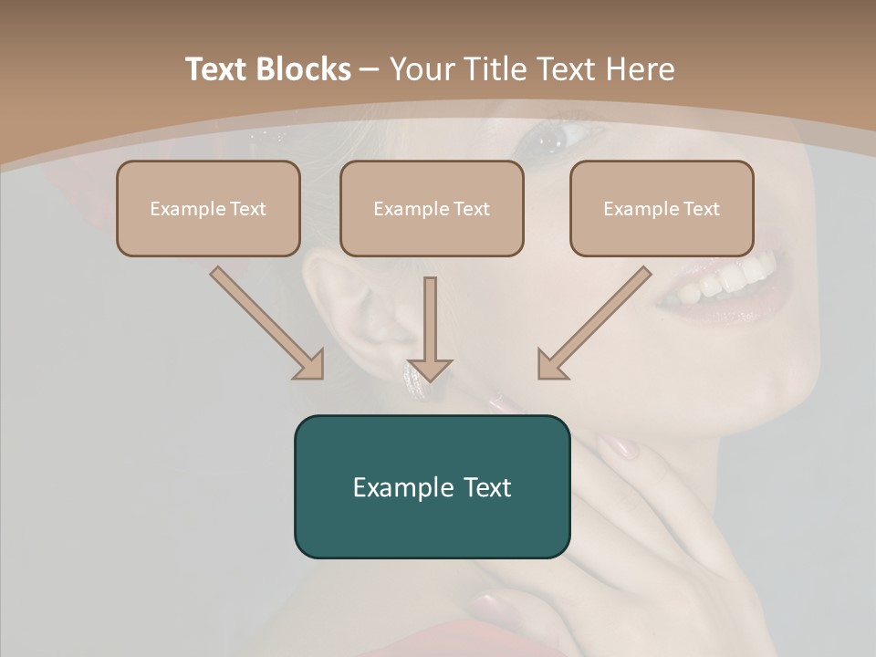 Veil Sexual Stylish PowerPoint Template