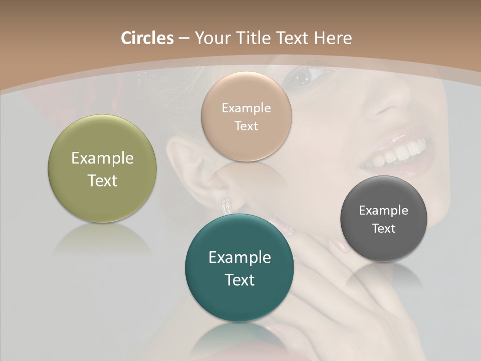 Veil Sexual Stylish PowerPoint Template