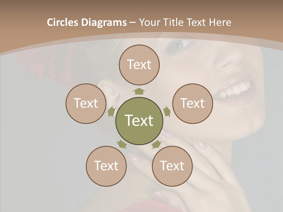 Veil Sexual Stylish PowerPoint Template