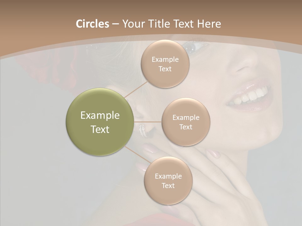 Veil Sexual Stylish PowerPoint Template