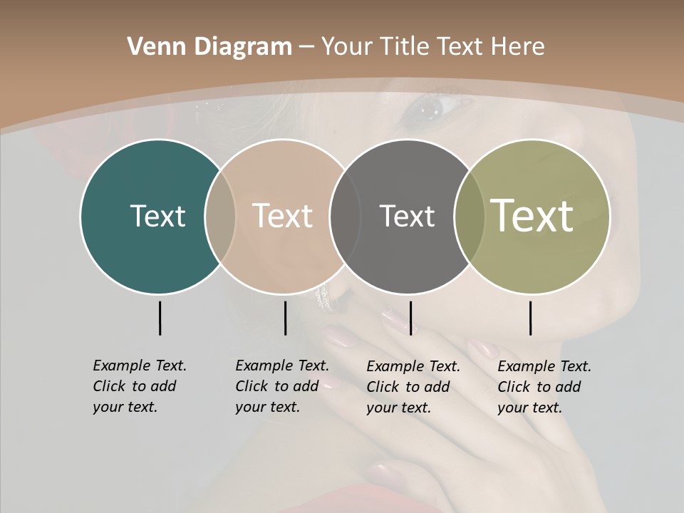 Veil Sexual Stylish PowerPoint Template