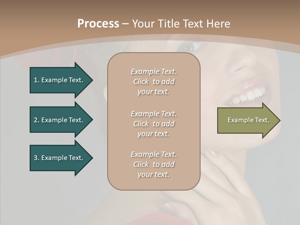 Veil Sexual Stylish PowerPoint Template
