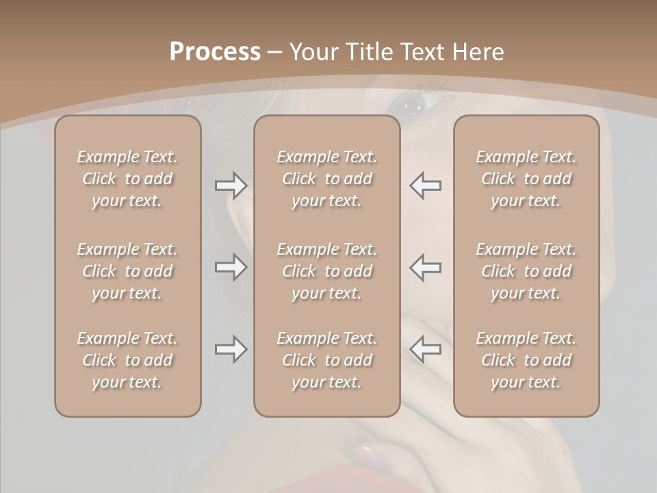 Veil Sexual Stylish PowerPoint Template