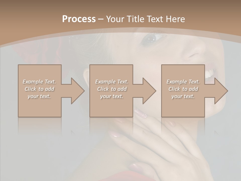 Veil Sexual Stylish PowerPoint Template