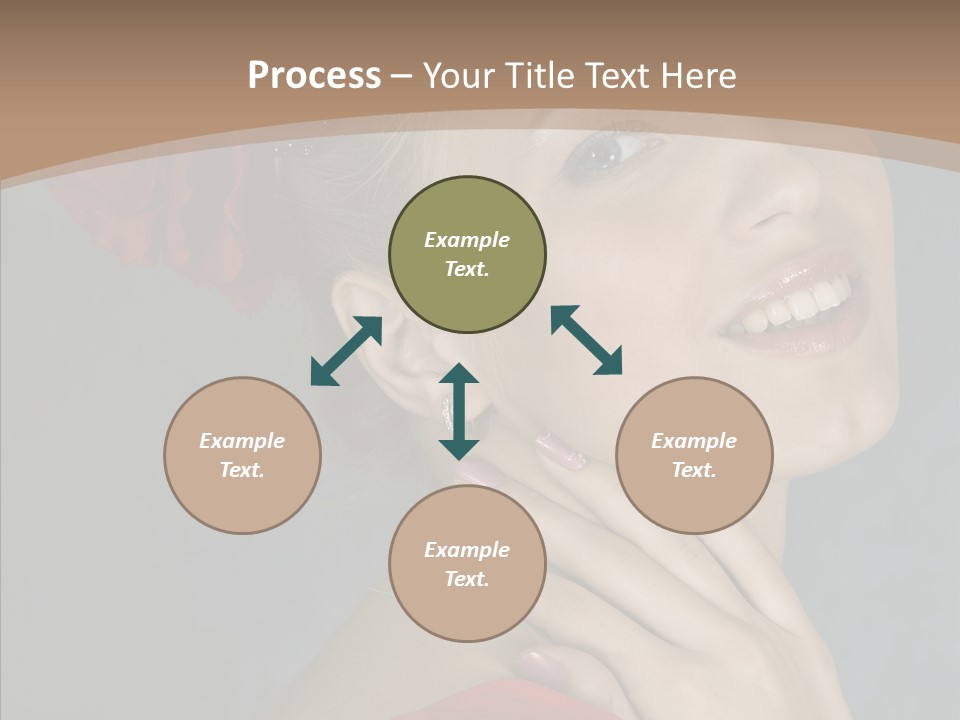 Veil Sexual Stylish PowerPoint Template