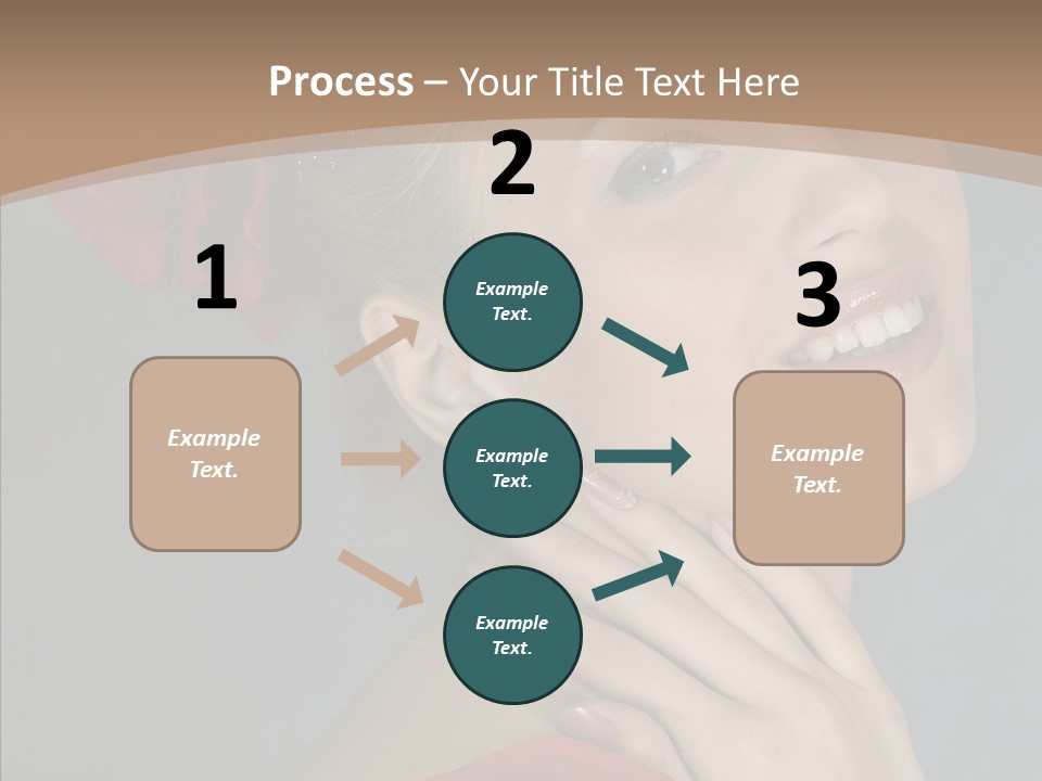 Veil Sexual Stylish PowerPoint Template