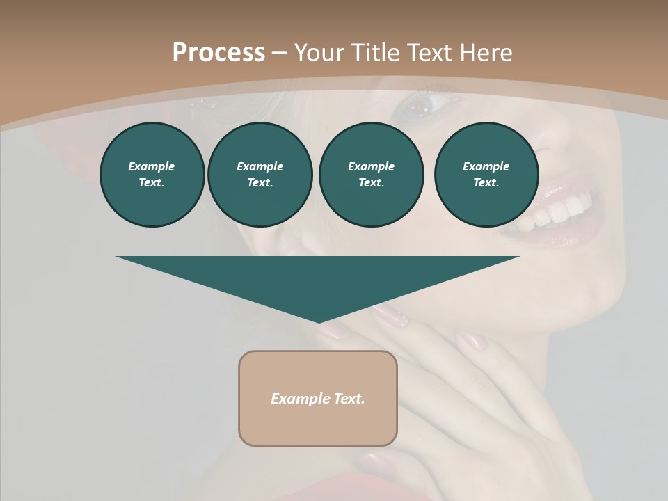 Veil Sexual Stylish PowerPoint Template