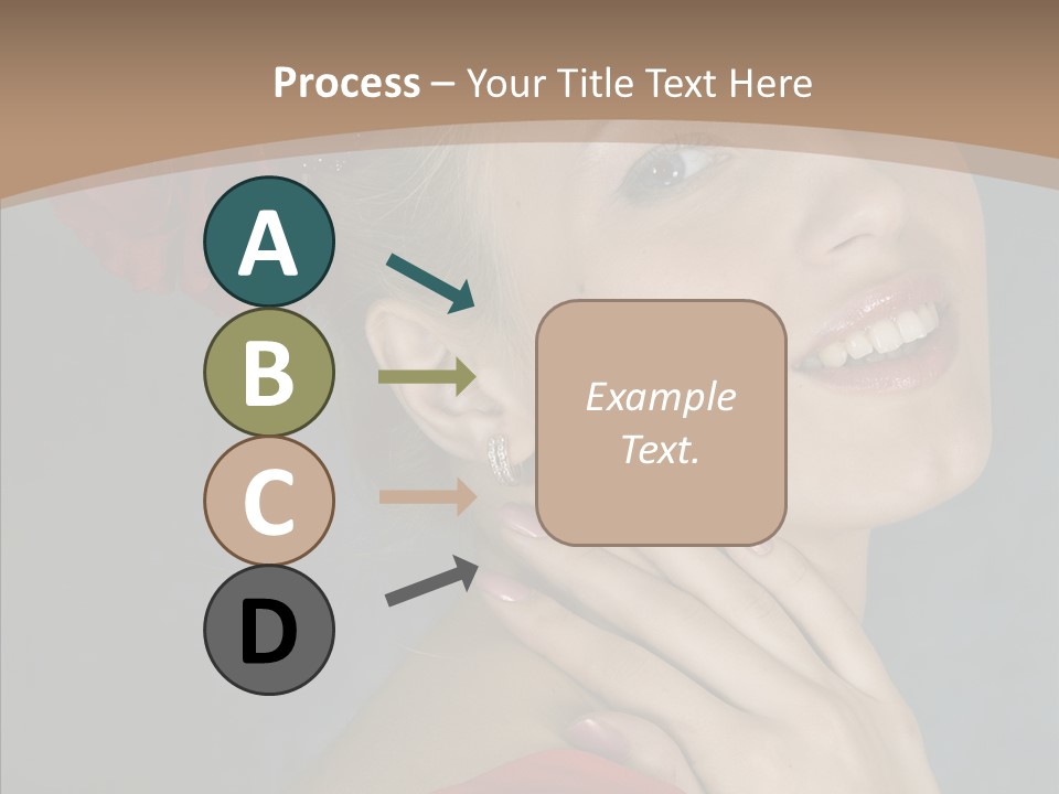 Veil Sexual Stylish PowerPoint Template