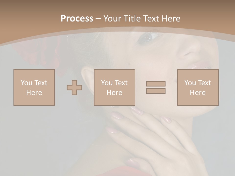 Veil Sexual Stylish PowerPoint Template
