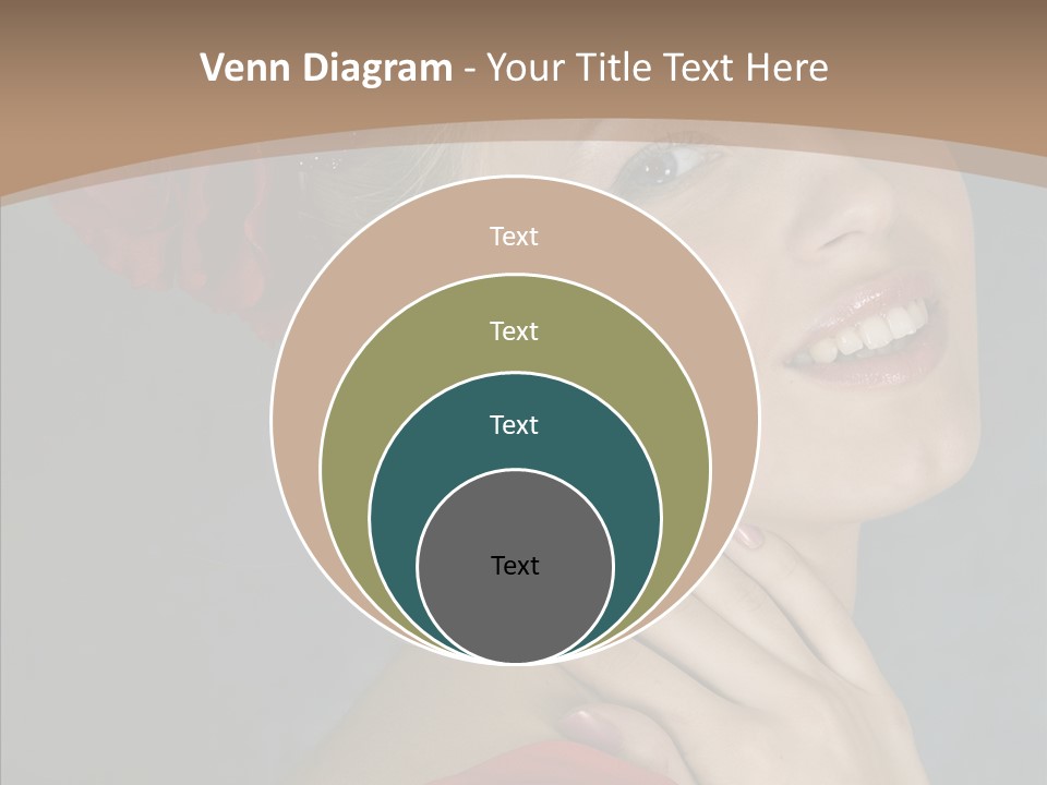 Veil Sexual Stylish PowerPoint Template