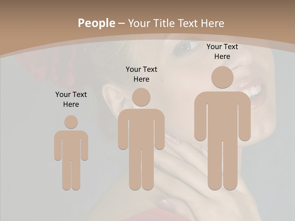 Veil Sexual Stylish PowerPoint Template