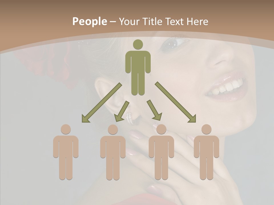 Veil Sexual Stylish PowerPoint Template