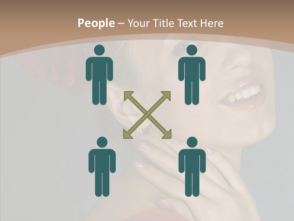 Veil Sexual Stylish PowerPoint Template