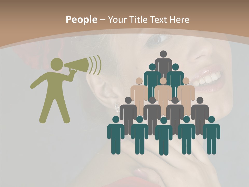 Veil Sexual Stylish PowerPoint Template