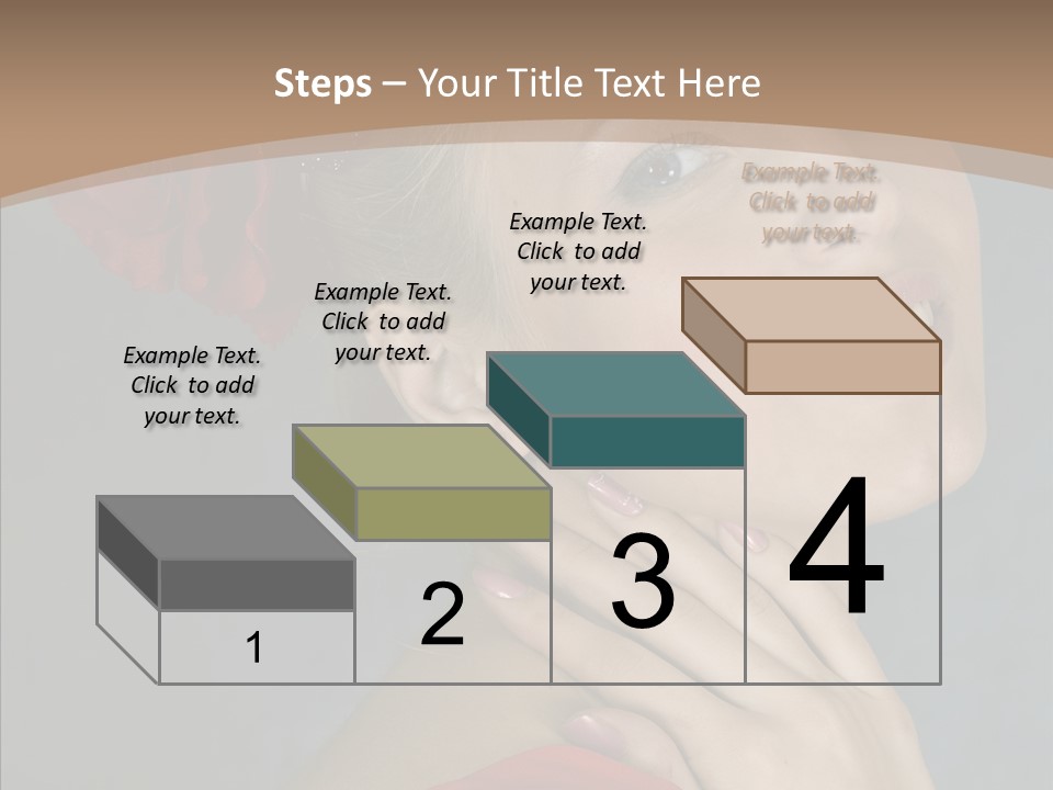 Veil Sexual Stylish PowerPoint Template