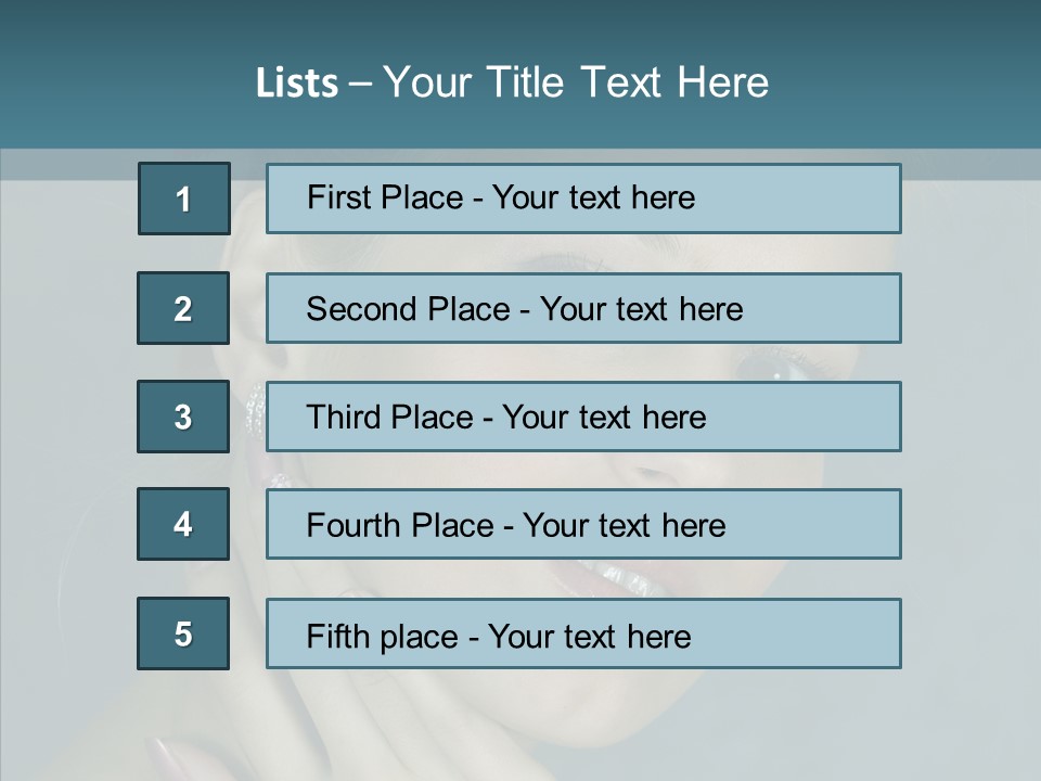 Person Style Hand PowerPoint Template