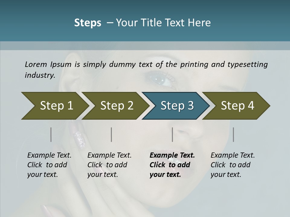 Person Style Hand PowerPoint Template