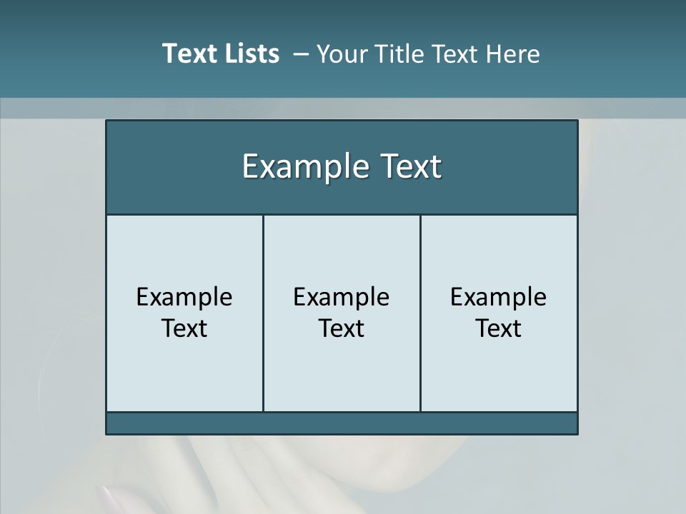 Person Style Hand PowerPoint Template