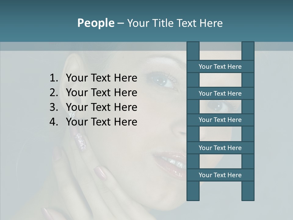 Person Style Hand PowerPoint Template