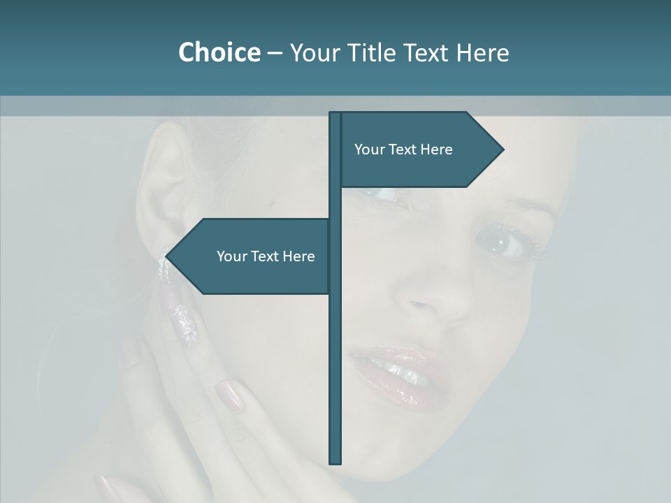 Person Style Hand PowerPoint Template