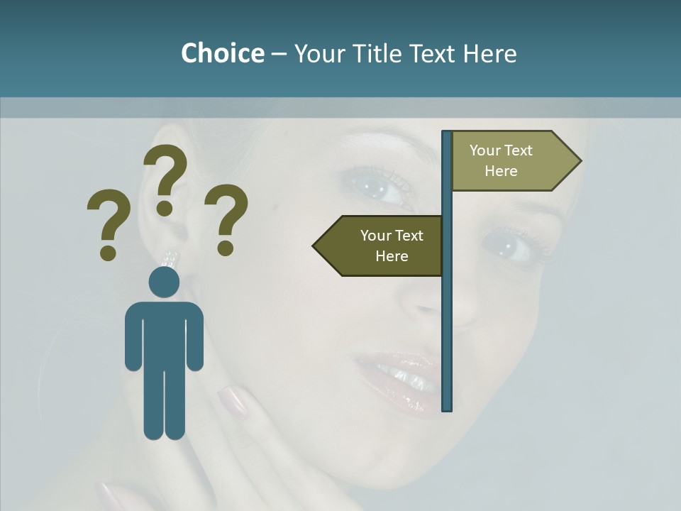 Person Style Hand PowerPoint Template