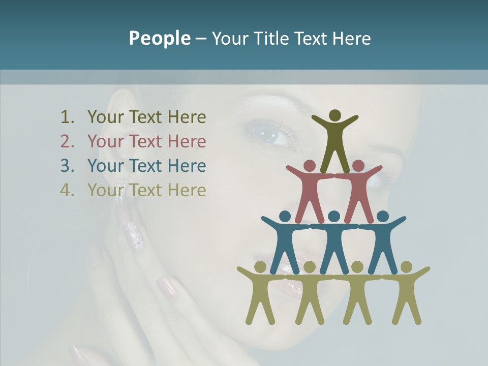 Person Style Hand PowerPoint Template