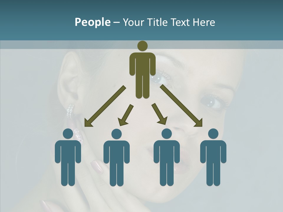 Person Style Hand PowerPoint Template