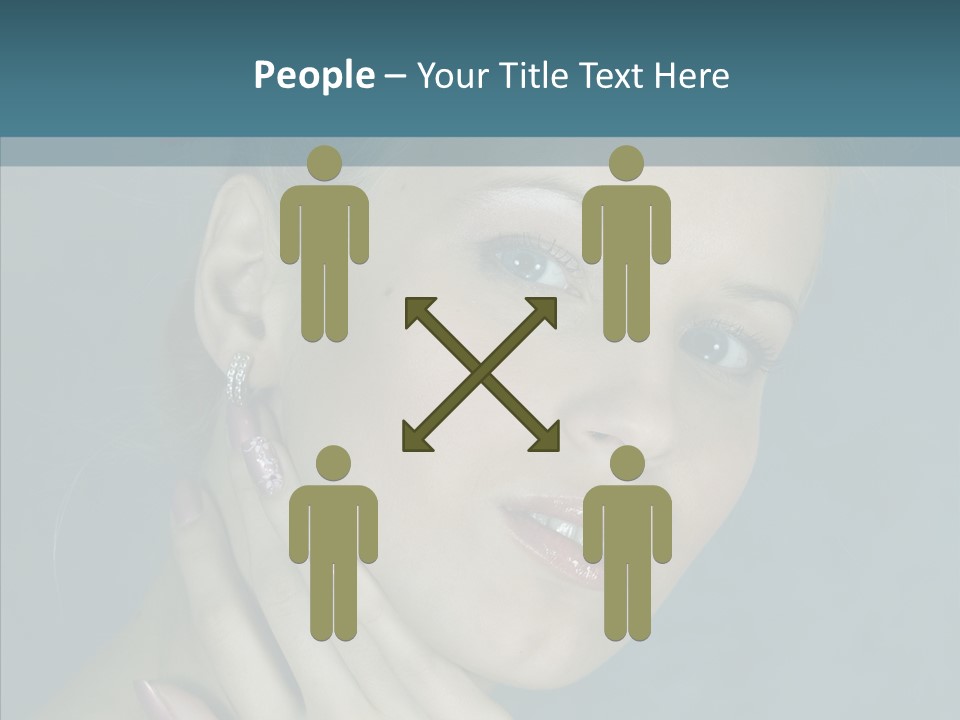 Person Style Hand PowerPoint Template