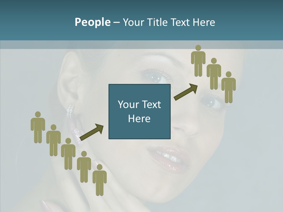 Person Style Hand PowerPoint Template