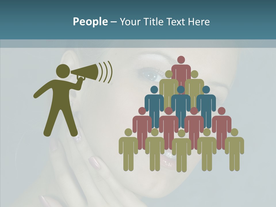 Person Style Hand PowerPoint Template
