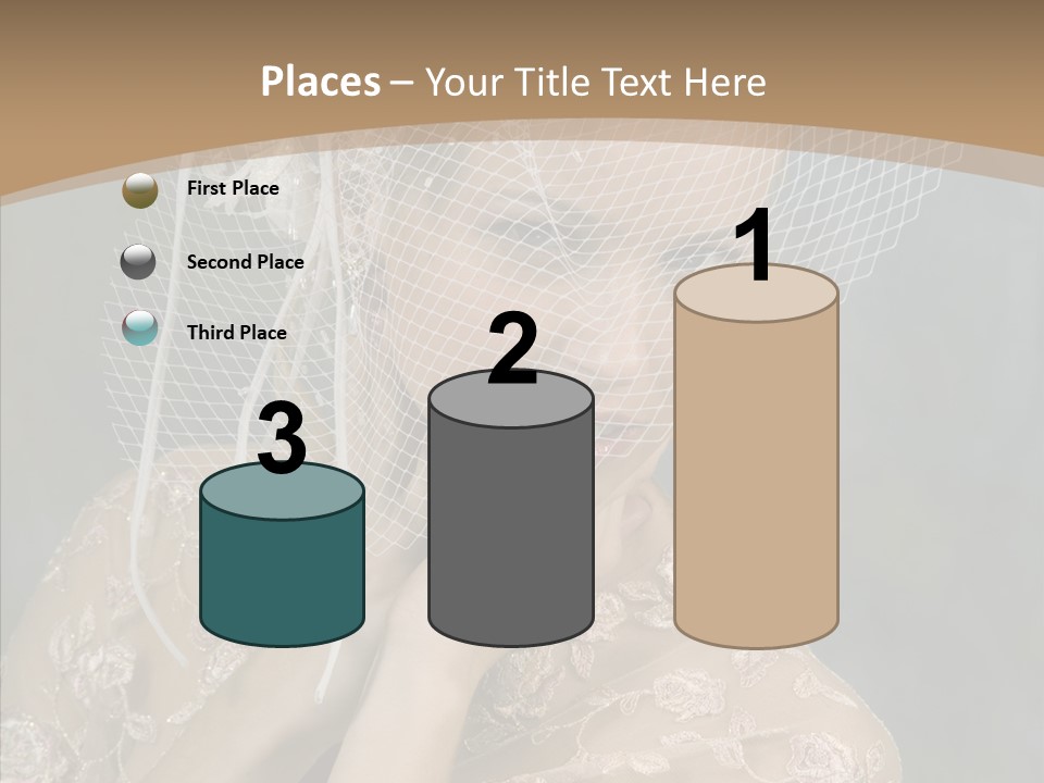 Blonde Background Young PowerPoint Template