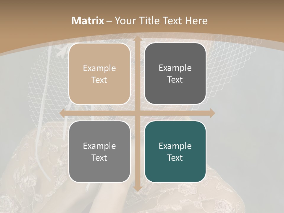 Blonde Background Young PowerPoint Template