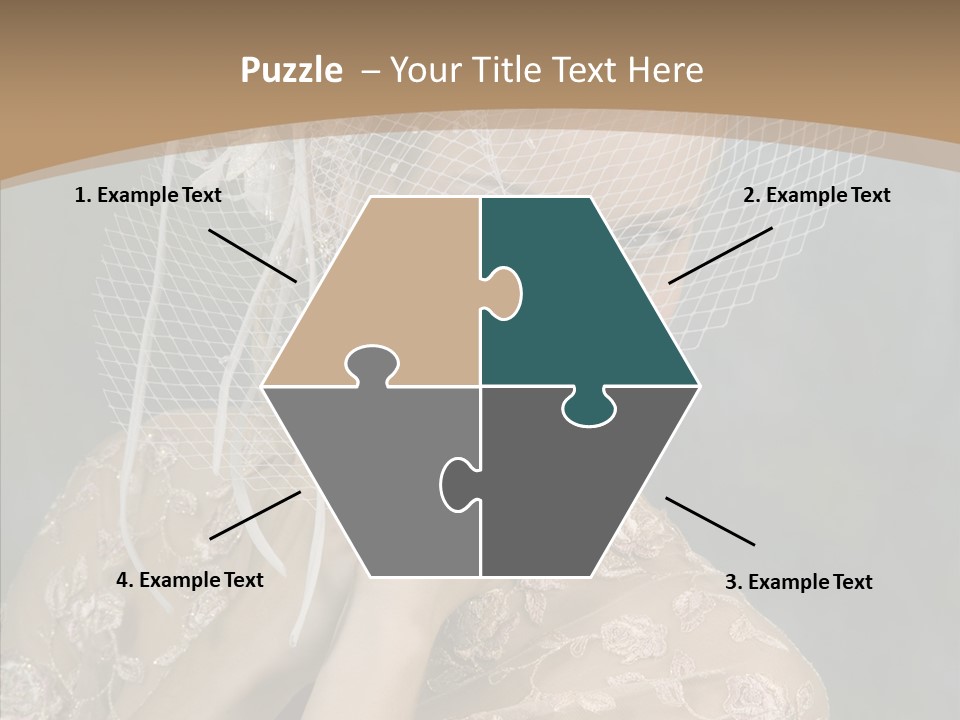 Blonde Background Young PowerPoint Template