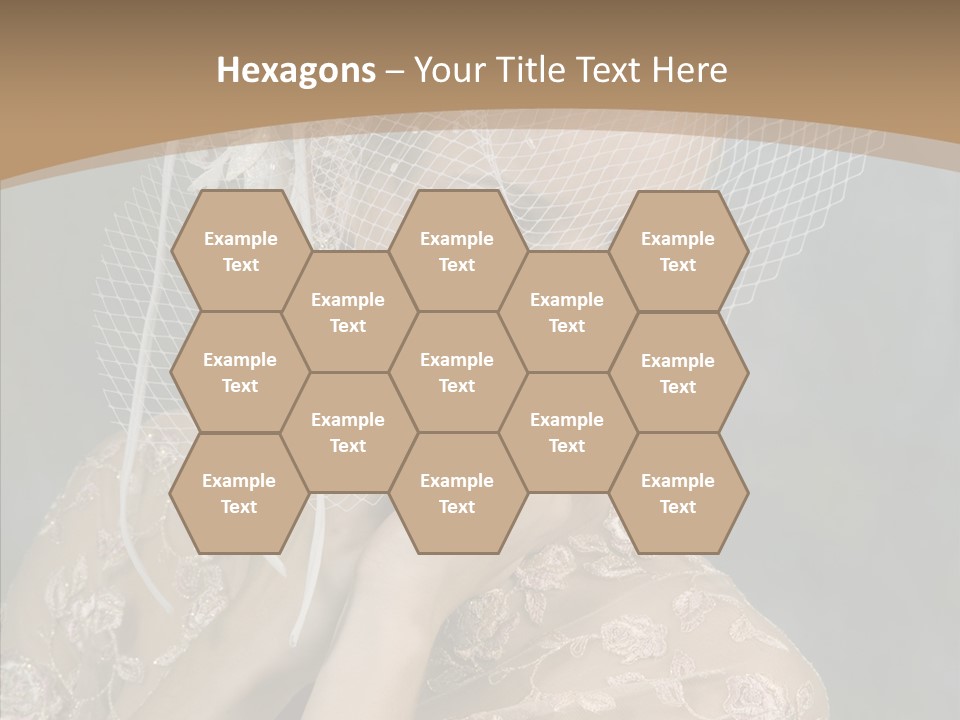 Blonde Background Young PowerPoint Template