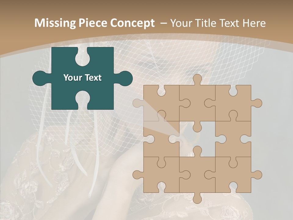 Blonde Background Young PowerPoint Template