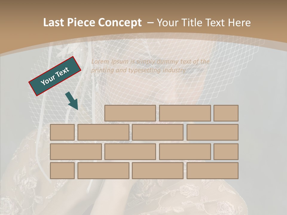 Blonde Background Young PowerPoint Template