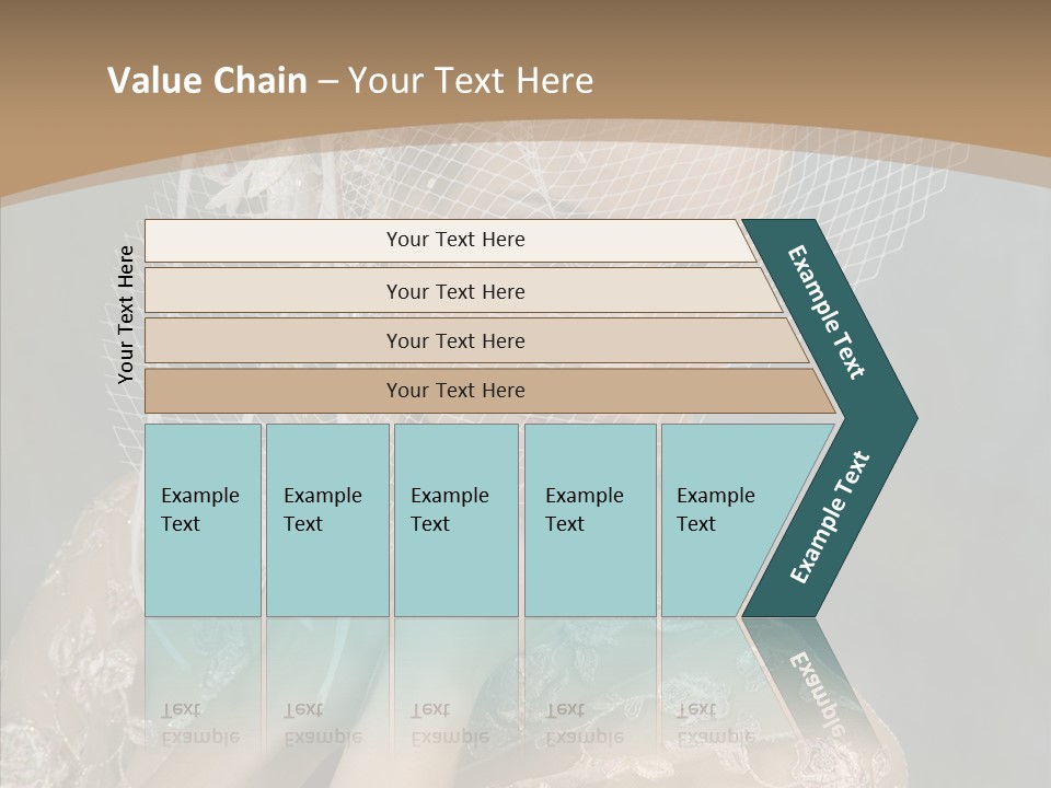 Blonde Background Young PowerPoint Template