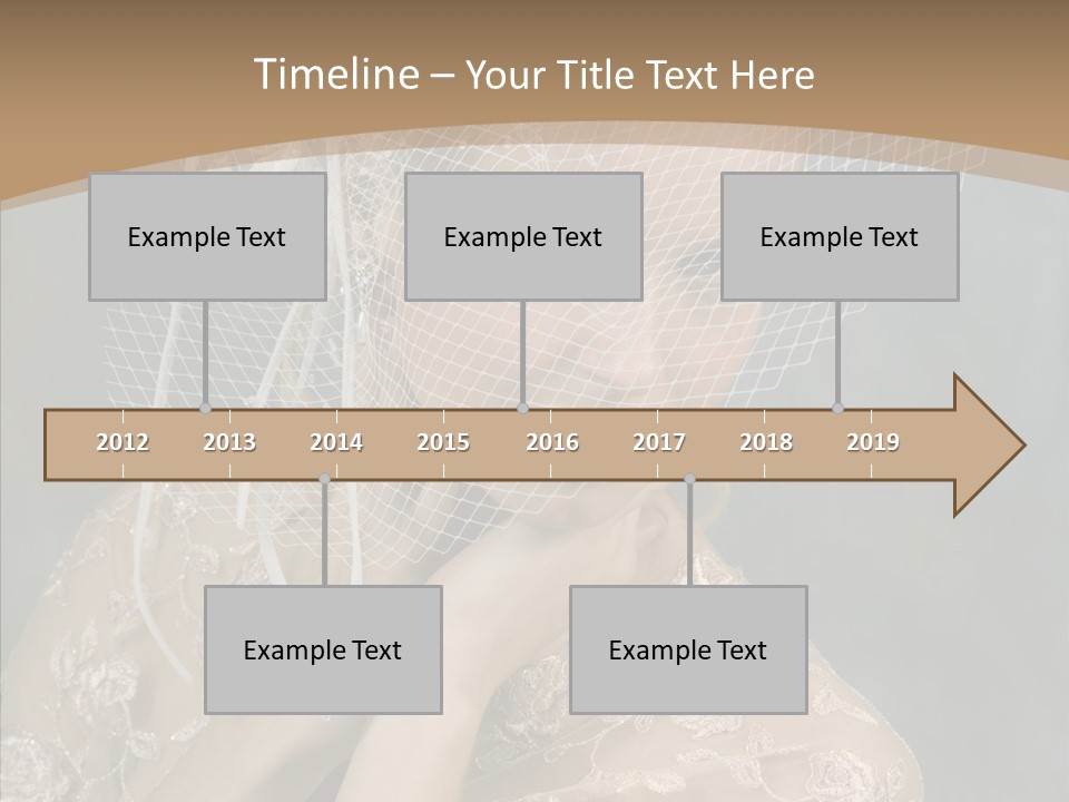 Blonde Background Young PowerPoint Template